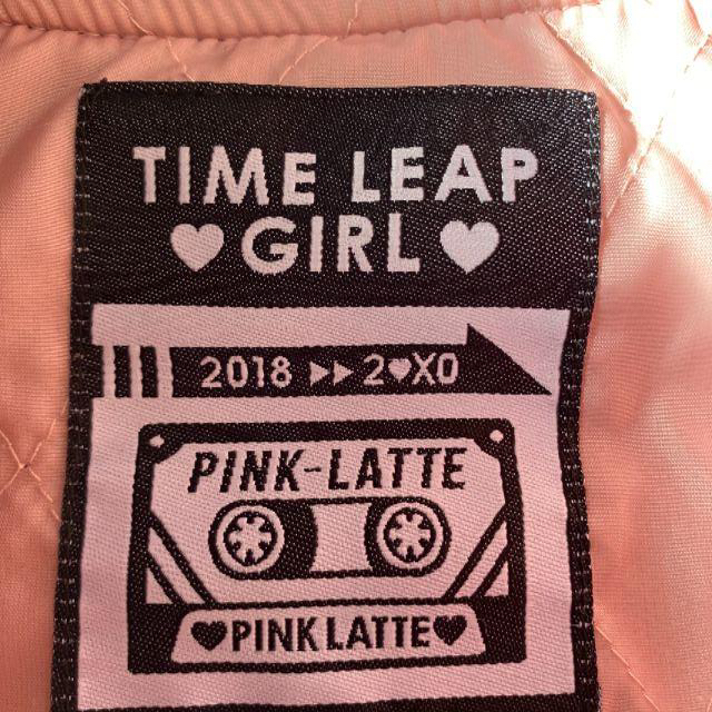PINK-latte(ピンクラテ)のピンクラテ（pink latte）ジャンパー ピンク XS キッズ/ベビー/マタニティのキッズ服女の子用(90cm~)(ジャケット/上着)の商品写真