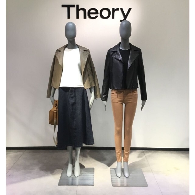 theory(セオリー)のTheoryセオリーストレッチスキニーパンツ24ベージュチノ レディースのパンツ(スキニーパンツ)の商品写真