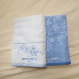 マリクレール(Marie Claire)の新品 ﾏﾘｸﾚｰﾙ marie claire ﾊﾞｽﾀｵﾙ 2枚ｾｯﾄ(タオル/バス用品)