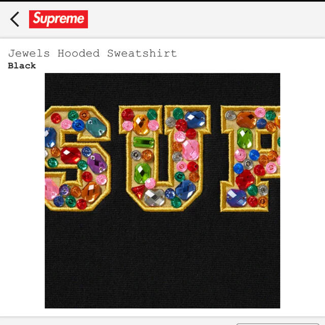 Jewels Hooded Sweatshirt  supreme   パーカー