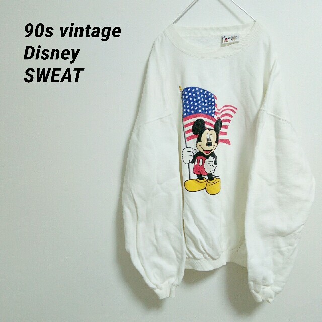 Disney(ディズニー)の90s VINTAGE　Disney　ディズニー　スウェット　トレーナー メンズのトップス(スウェット)の商品写真