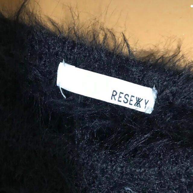 RESEXXY(リゼクシー)のムック様専用RESEXXY　シャギーニットワンピース値下げ交渉可能♪ レディースのワンピース(ひざ丈ワンピース)の商品写真