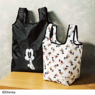 smart 2月号 【付録のみ】 ミッキーマウス× エコバッグ2個セット(エコバッグ)