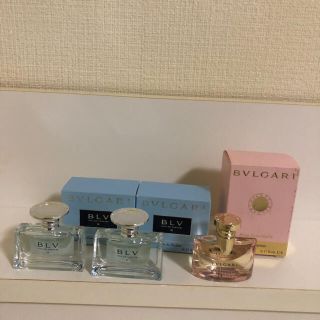 ブルガリ(BVLGARI)の【再値下げ】BVLGARI  EDP 3set (ブルーⅡ ×2/ローズ ×1)(香水(女性用))