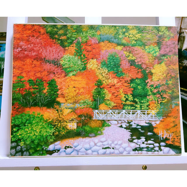 【即納&大特価】 風景画　油絵　絵画　インテリア 絵画+タペストリー