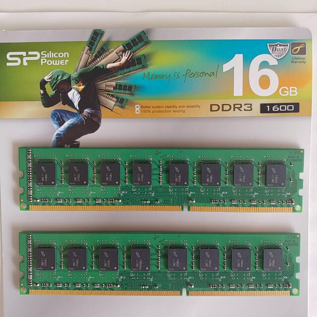 DDR3 1600 8GBx2 計16GB メモリー