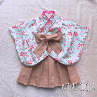 ＊完成品販売＊handmade baby HAKAMA 70-80cm