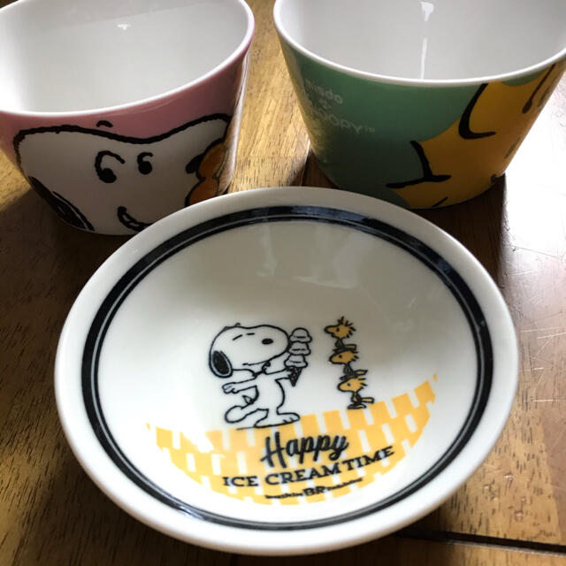 PEANUTS(ピーナッツ)のスヌーピー　食器3点 インテリア/住まい/日用品のキッチン/食器(食器)の商品写真