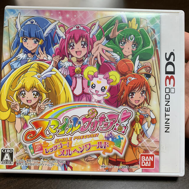 BANDAI(バンダイ)のスマイルプリキュア！ レッツゴー！ メルヘンワールド 3DS エンタメ/ホビーのゲームソフト/ゲーム機本体(携帯用ゲームソフト)の商品写真