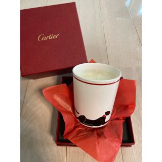 カルティエ(Cartier)の値下げ！【新品】カルティエ　パンテールキャンドル(アロマ/キャンドル)