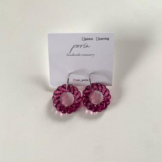 サンタモニカ(Santa Monica)のpurple hoop pierce(ピアス)