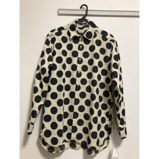 新品レア！H&M×コムデギャルソンのドット柄シャツ36