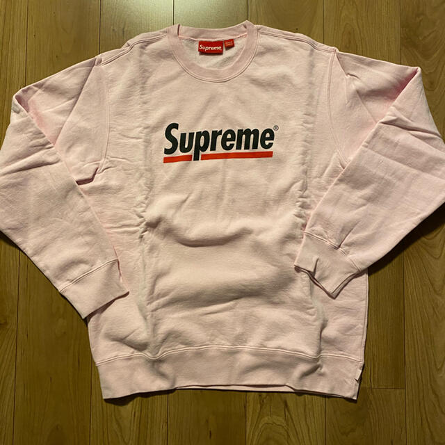 SUPREME  スウェット　L  ピンク　美品