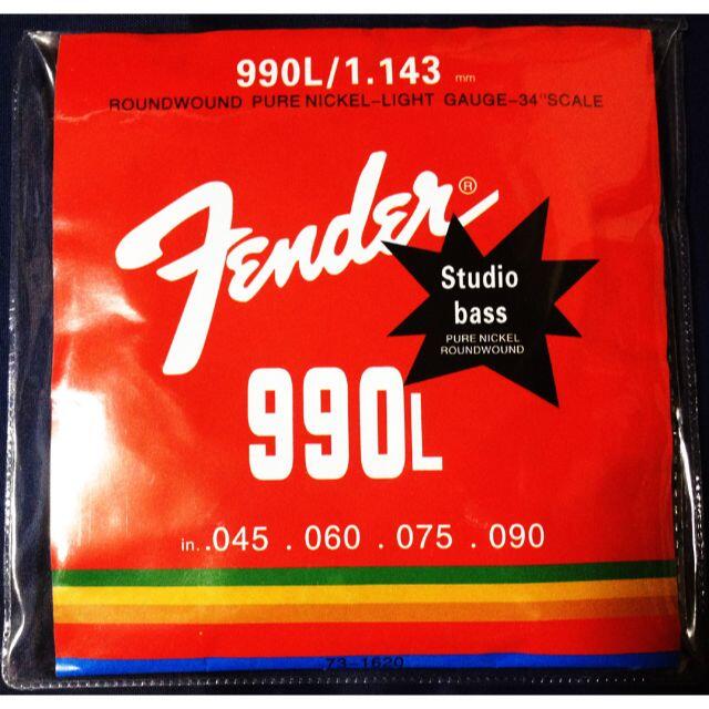 Fender(フェンダー)の 送料無料★Fender★激安エレキベース弦★１～４弦セット★ライトゲージ 楽器のベース(弦)の商品写真