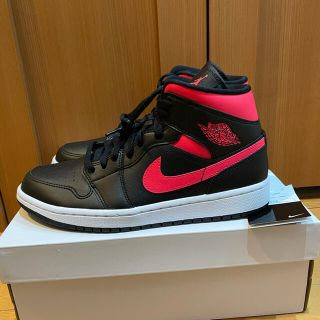 ナイキ(NIKE)のWMNS NIKE AIR JORDAN 1 MID ジョーダン1 スニーカー(スニーカー)