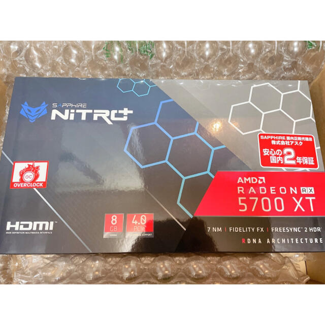 SAPPHIRE NITRO+ RADEON RX 5700 XT 8GSAPPHIRE