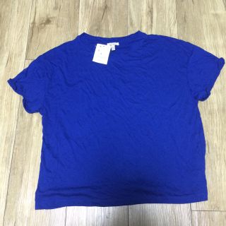 ザラ(ZARA)の新品未使用✨ZARA ブルーＴシャツ (Tシャツ(半袖/袖なし))