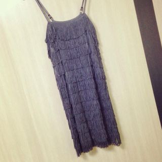 エイチアンドエム(H&M)の【送料込☆未使用】フリンジワンピース♡(ミニワンピース)