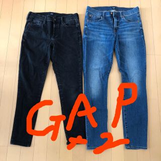 ギャップ(GAP)のGAP メンズ　スキニーデニムジーンズ　ウェスト70cm2枚セット(デニム/ジーンズ)