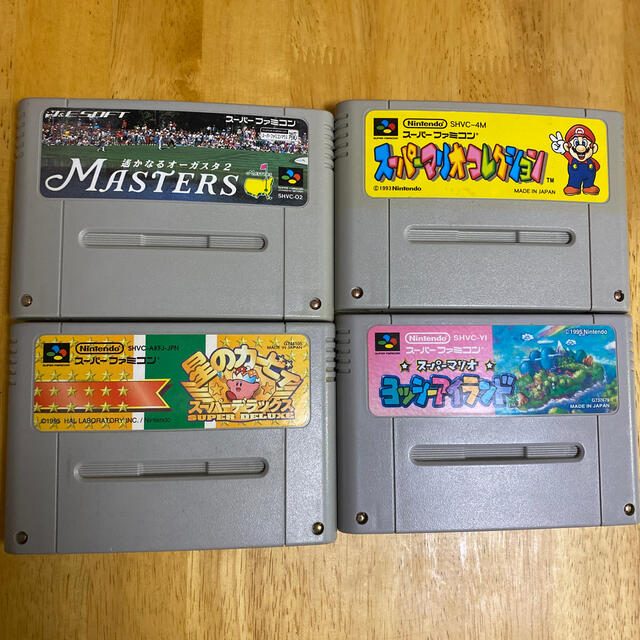 スーパーファミコン 人気カセット4個セット | フリマアプリ ラクマ