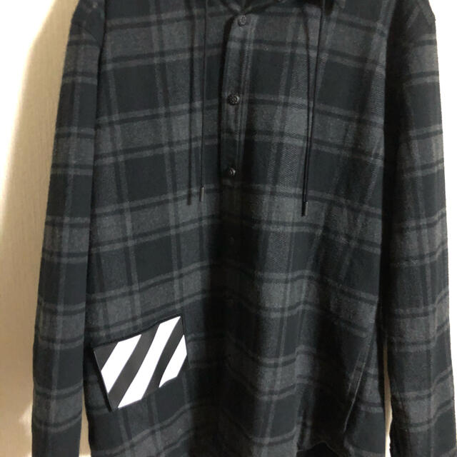 OFF-WHITE(オフホワイト)の【OFF WHITE】PADDED HOODIE SHIRT 限定価格 メンズのトップス(シャツ)の商品写真