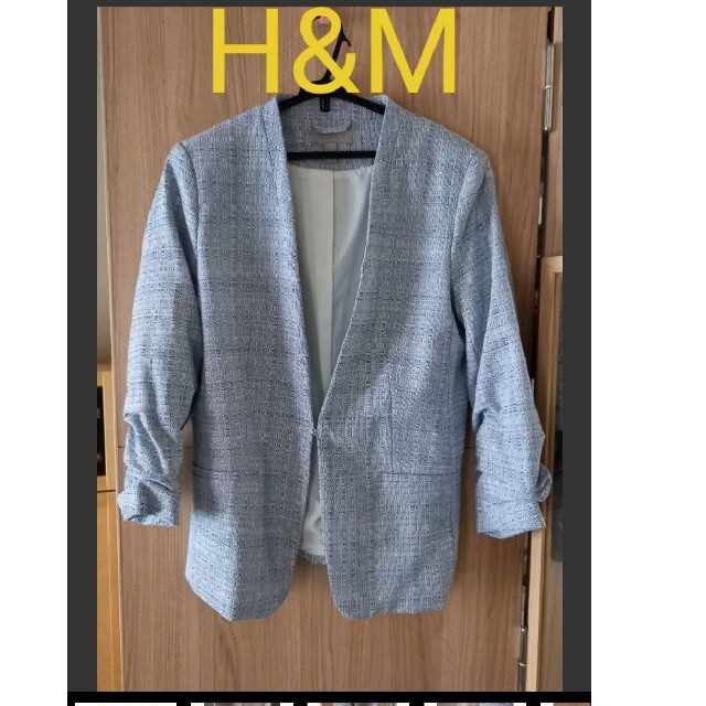 H&M(エイチアンドエム)のH&M　のジャケット参観日オケージョンにも レディースのジャケット/アウター(ノーカラージャケット)の商品写真
