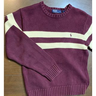 ポロラルフローレン(POLO RALPH LAUREN)のラルフローレン ニット セーター★ワイン色★キッズ140〜150(ニット)