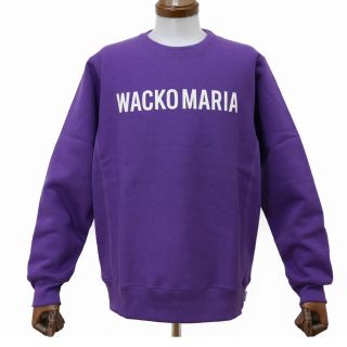 ワコマリア(WACKO MARIA)のワコマリア　ヘビーウエイト　スウェット　シャツ　パープル　XL 新品未使用(スウェット)