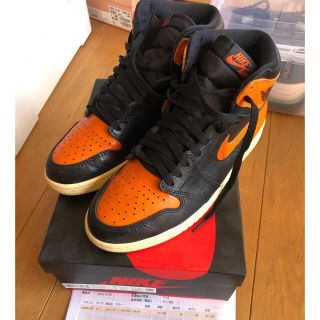 ナイキ(NIKE)のair jordan 1 SHATTERED BACKBOARD 3.0 us9(スニーカー)