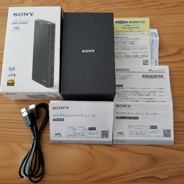 SONY ｳｫｰｸﾏﾝ　ZX NW-ZX300（B）※専用ケース付き