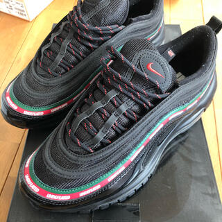 アンディフィーテッド(UNDEFEATED)のNIKE AIR MAX97 undefeated 黒　gucci us8(スニーカー)