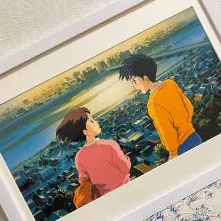 ジブリ(ジブリ)の【額装品】激レア! 耳をすませば 2001年 描き下ろし ジブリカレンダー(キャラクターグッズ)