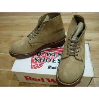 レッドウィング(REDWING)のredwing犬タグ　アイリッシュセッター　プレーントゥ　スエード(ブーツ)