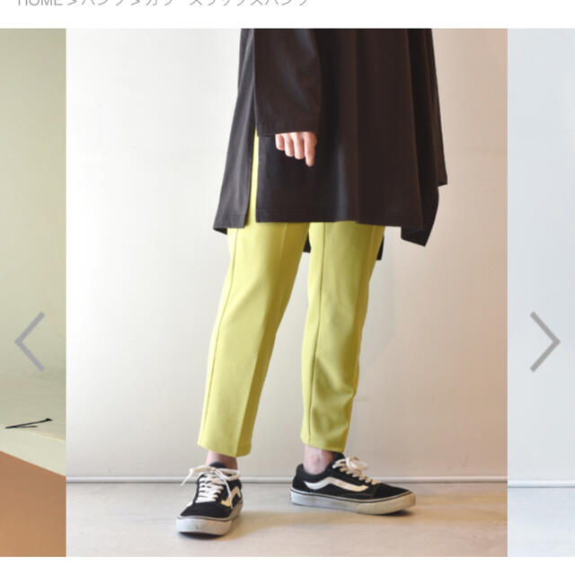 w closet(ダブルクローゼット)のW closet カラースラックスパンツ🌿 レディースのパンツ(カジュアルパンツ)の商品写真