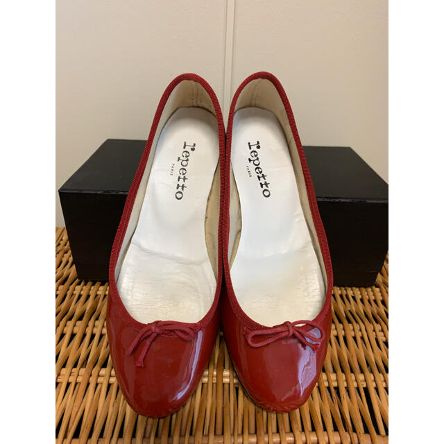 repetto(レペット)の超美品　repetto カミーユ　赤　36 レディースの靴/シューズ(ハイヒール/パンプス)の商品写真