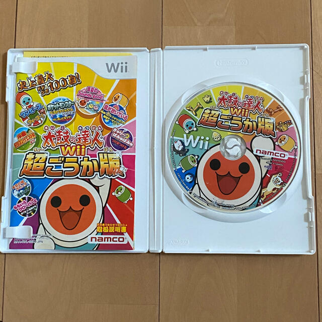 Wii(ウィー)の最後のチャンスです‼️太鼓の達人Wii 超ごうか版（同梱版） Wii エンタメ/ホビーのゲームソフト/ゲーム機本体(家庭用ゲームソフト)の商品写真