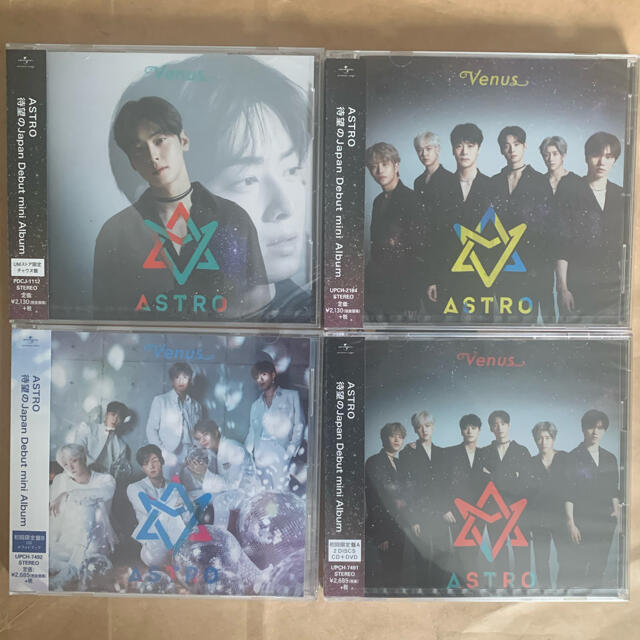 ASTRO Japan Debut mini Album 4枚セット (ウヌ)Venus