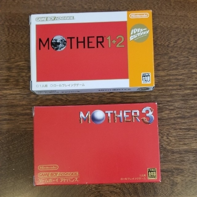 任天堂(ニンテンドウ)のMOTHER 1 + 2  ＆　MOTHER 3 エンタメ/ホビーのゲームソフト/ゲーム機本体(携帯用ゲームソフト)の商品写真