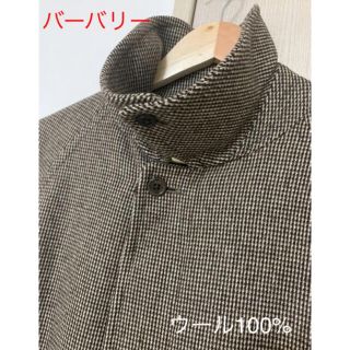 バーバリー(BURBERRY)の美品　バーバリー　Burberry Burberrys ウール　ロング　コート(ステンカラーコート)