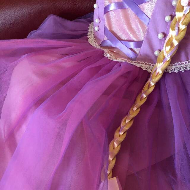 紫色可愛いコスプレ衣装子どもコスプレ キッズ/ベビー/マタニティのキッズ服女の子用(90cm~)(ドレス/フォーマル)の商品写真