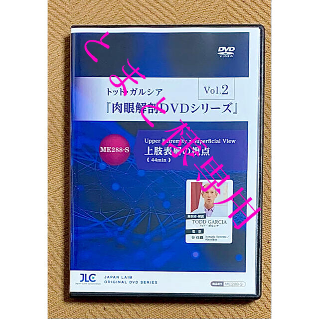 ピラティストッド・ガルシア  肉眼解剖DVDシリーズ Vol.2 & Vol.3セット