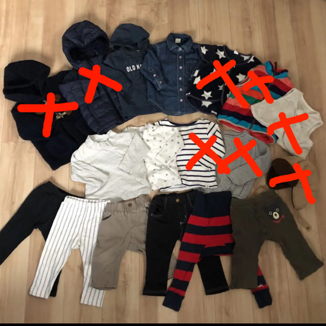 babyGAP(ベビーギャップ)の80男の子ベビー服まとめ売り‼︎ キッズ/ベビー/マタニティのベビー服(~85cm)(トレーナー)の商品写真