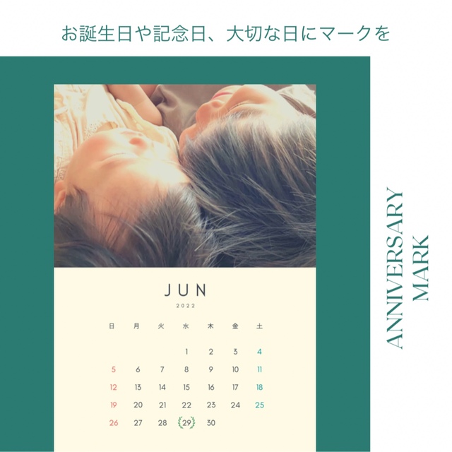 【　Original calendar  】 ハンドメイドのインテリア/家具(その他)の商品写真