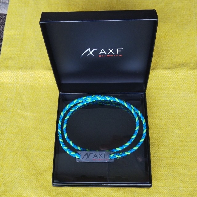  AXF アクセフ カラーバンド ネックレス≪中古品≫  箱付き メンズのアクセサリー(ネックレス)の商品写真