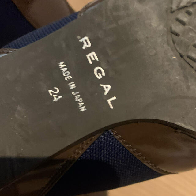 REGAL 24センチ　ショートブーツ　ブラウン　サイドゴア レディースの靴/シューズ(ブーツ)の商品写真