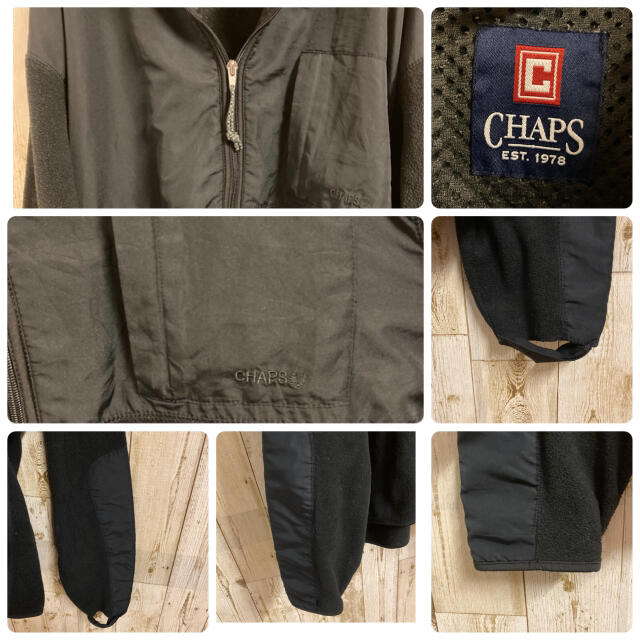 CHAPS(チャップス)のチャップス　フリース　レディース　メンズ　黒 メンズのジャケット/アウター(その他)の商品写真