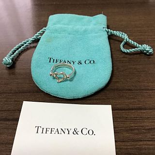 ティファニー(Tiffany & Co.)のティファニー　TIFFANY オープンハート　指輪　リング　7号(リング(指輪))