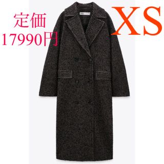 ザラ(ZARA)の＊2020AW＊ZARA チェック柄 オーバーサイズコート(ロングコート)