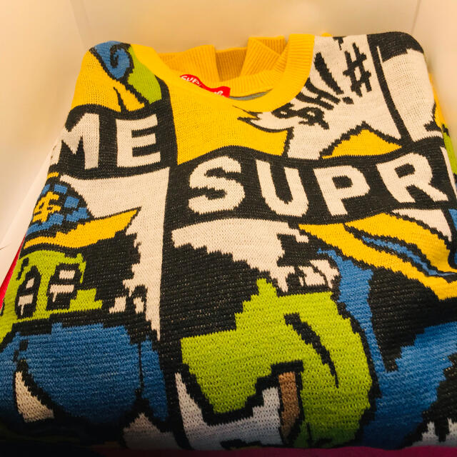 Supreme シュプリーム　セーター　カートゥーン　L