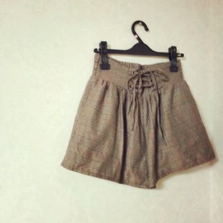 マジェスティックレゴン(MAJESTIC LEGON)のチェック柄キュロットパンツ(キュロット)